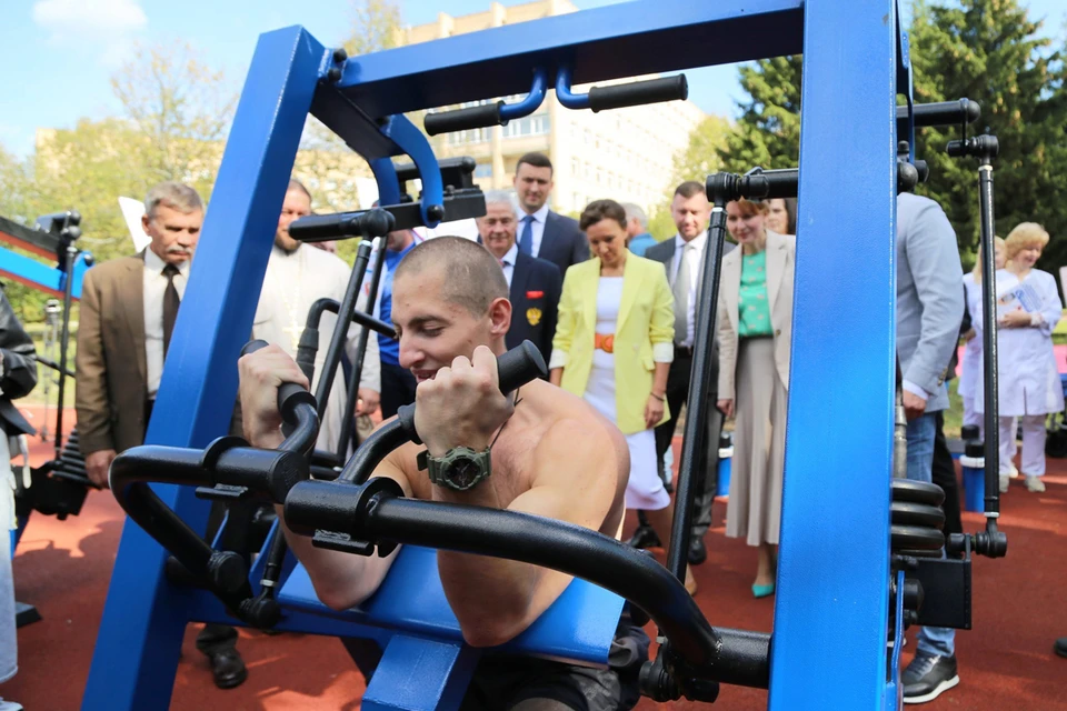 The opening of a sports ground and a physical therapy hall on the territory of the hospital will make it possible to more purposefully use the entire arsenal of modern methods of physical therapy