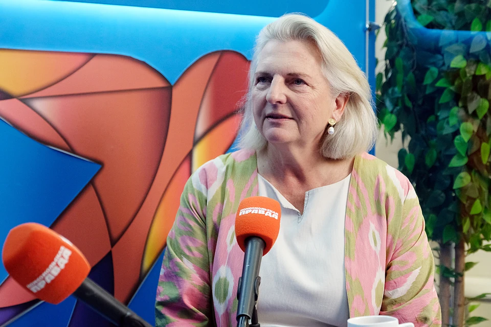 Komsomolskaya Pravda spoke with Karin Kneissl at the Eastern Economic Forum