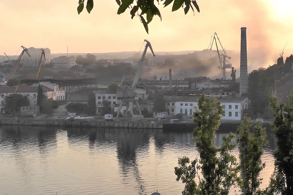 On the morning of September 13, the Russian Ministry of Defense reported that at night the Ukrainian Armed Forces attacked a plant in Sevastopol.