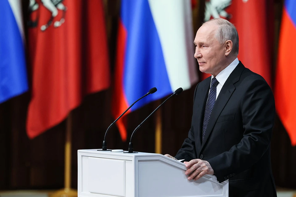 Vladimir Putin congratulated Sergei Sobyanin on his victory in the elections.  Photo: Mikhail Metzel/Press Service of the President of the Russian Federation/TASS