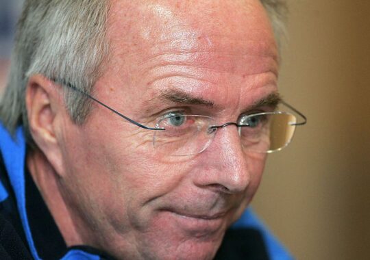 Sven-Goran Eriksson, England’s first foreign manager, dies