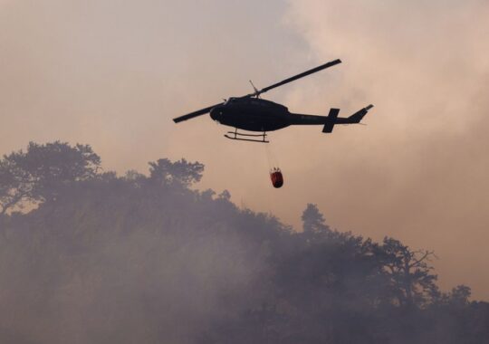 Croatian forest fires: firefighters avoid worst near Split