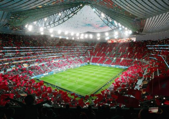 What the world’s largest football stadium will look like